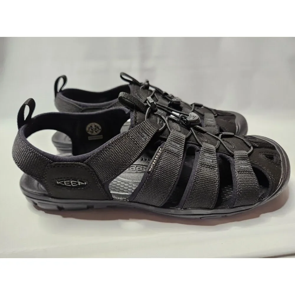 KEEN Clearwater CNX Triple Black Men’s 12 Waterproof Sandals